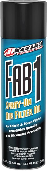 MAXIMA FAB 1 SPRAY-ON AIR FILTER OIL 13OZ - 61920