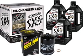 MAXIMA SXS QUICK CHANGE KIT 10W50 WITH BLACK OIL FILTER - 90-219013