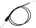 MOTION PRO BLACK VINYL THROTTLE PUSH-PULL CABLE SET - 02-0584