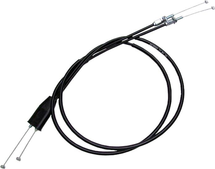 MOTION PRO BLACK VINYL THROTTLE PUSH-PULL CABLE SET - 02-0584