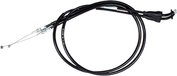MOTION PRO BLACK VINYL THROTTLE PUSH-PULL CABLE SET - 03-0358