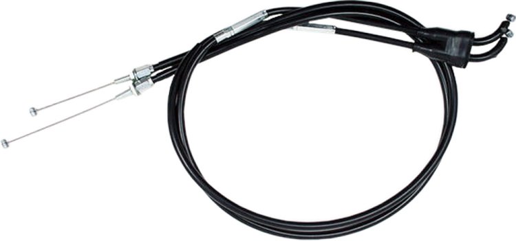 MOTION PRO BLACK VINYL THROTTLE PUSH-PULL CABLE SET - 03-0365