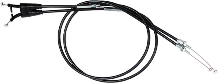 MOTION PRO BLACK VINYL THROTTLE PUSH-PULL CABLE SET - 03-0396