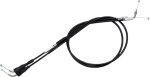 MOTION PRO BLACK VINYL THROTTLE PUSH-PULL CABLE SET - 04-0234