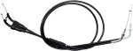 MOTION PRO BLACK VINYL THROTTLE PUSH-PULL CABLE SET - 04-0272