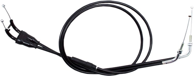 MOTION PRO BLACK VINYL THROTTLE PUSH-PULL CABLE SET - 04-0272