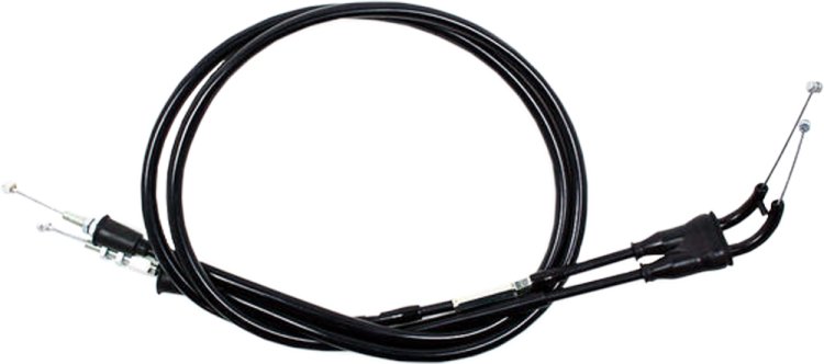 MOTION PRO BLACK VINYL THROTTLE PUSH-PULL CABLE SET - 04-0278