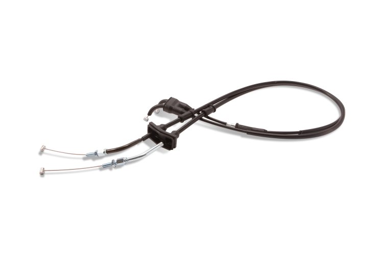 MOTION PRO BLACK VINYL THROTTLE PUSH-PULL CABLE SET - 05-0430