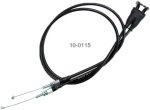 MOTION PRO BLACK VINYL THROTTLE PUSH-PULL CABLE SET - 10-0115