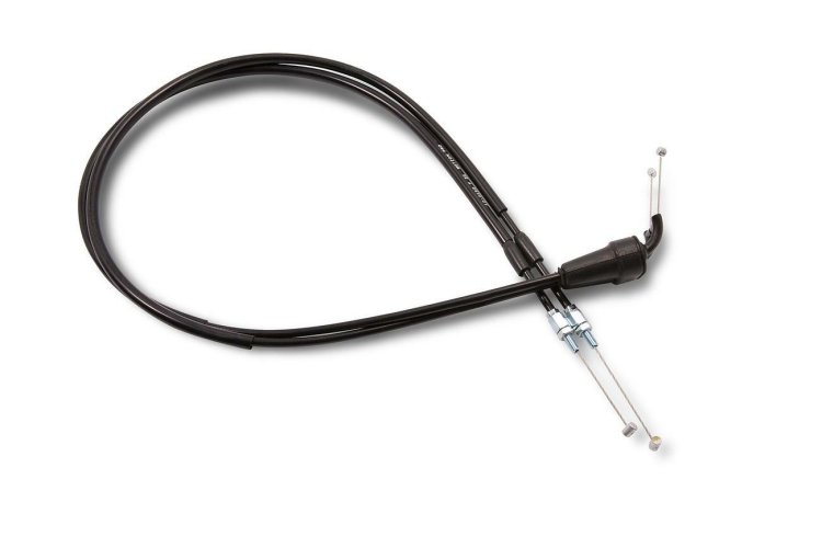 MOTION PRO BLACK VINYL THROTTLE CABLE PUSH-PULL SET KTM/HUS - 10-0182
