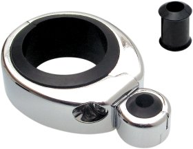 MOTION PRO CABLE CLAMP 1 1/4"-1 1/2" SINGLE THR/CLU CHROME - 11-0041 MOTION PRO CABLE CLAMP 1 1/4"-1 1/2" SINGLE THR/CLU CHROME - 11-0041