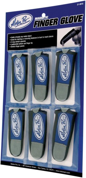 MOTION PRO MAGNETIC FINGER GLOVES 6/PK - 21-0015