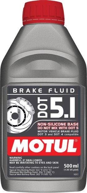 Motul DOT 5.1 BRAKE FLUID .5L - 100951 Motul DOT 5.1 BRAKE FLUID .5L - 100951