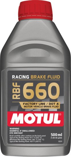 Motul RBF 660 RACING BRAKE FLUID 500ML - 101667