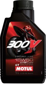 Motul 300V COMPETITION Synthetic OIL 4T 15W50 1L - 104125