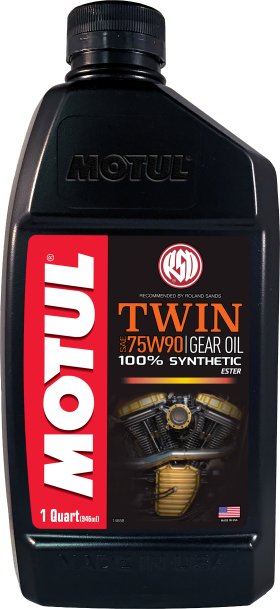 Motul MOTUL TWIN 100% Synthetic OIL 75W90 1QT - 108064 Motul MOTUL TWIN 100% Synthetic OIL 75W90 1QT - 108064