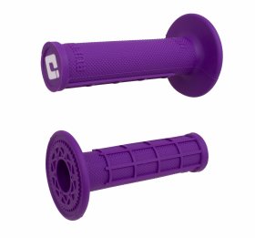 ODI RUFFIAN HALF WAFFLE GRIPS PURPLE - H01RFPR ODI RUFFIAN HALF WAFFLE GRIPS PURPLE - H01RFPR