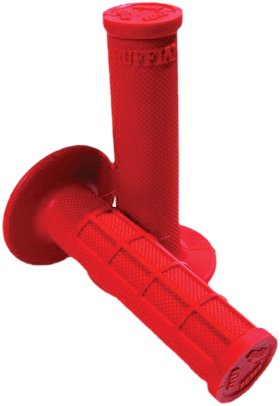ODI RUFFIAN HALF WAFFLE GRIPS RED - H01RFR ODI RUFFIAN HALF WAFFLE GRIPS RED - H01RFR