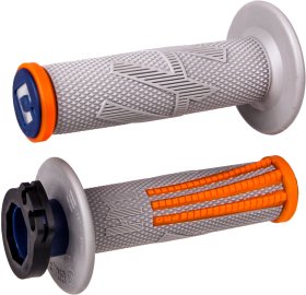 ODI EMIG PROV2 LOCK-ON GRIP GREY/ORANGE - H36EPGO