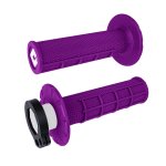 ODI HALF WAFFLE LOCK-ON GRIP PURPLE - H36HWPR
