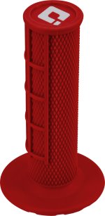 ODI HALF WAFFLE LOCK-ON GRIP RED - H36HWR
