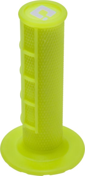 ODI HALF WAFFLE LOCK-ON GRIP NEON YELLOW - H36HWY