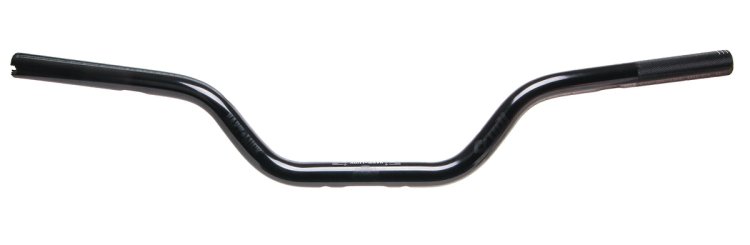 ODI HANDLEBAR V-TWIN HART-LUCK 1 1/8" TO 1" CONTROLS POL BLK - H691CHB