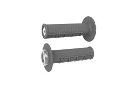 ODI ATV HALF WAFFLE V2.1 GRIP GRAPHITE/SILVER - J33HWH-S