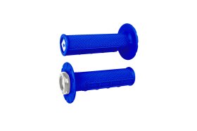 ODI ATV HALF WAFFLE V2.1 GRIP BRIGHT BLUE/SILVER - J33HWU-S