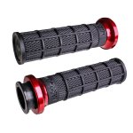ODI LOCK-ON HART-LUCK FULL-WAFFLE BLACK/RED INDIAN TBW - V31ITW-BB-R