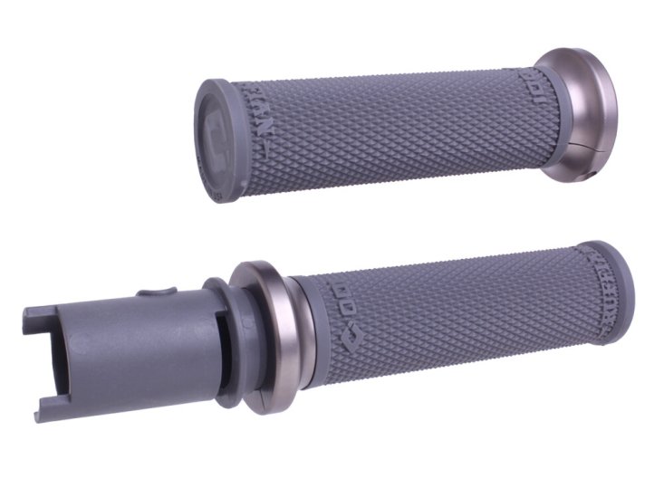 ODI VAN'S LOCK-ON GRIPS `23-24 CVO GRAPHITE/GUN METAL - V31VHTCH-H