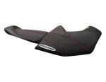 Riva SEAT Cover , RXTX 18+ , Black/Black/Black RED STITCH - RS5-120-3