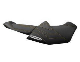Riva SEAT Cover , RXTX 18+ , Black/Black/Black GOLD STITCH - RS5-120-5 Riva SEAT Cover , RXTX 18+ , Black/Black/Black GOLD STITCH - RS5-120-5