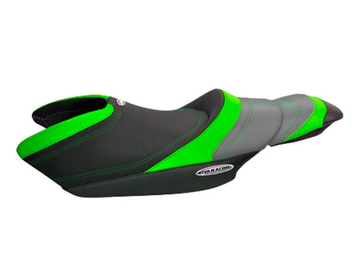 Riva SEAT COVER , 12+ FZR , Black/GN/GRY - RY5-FZR12-3