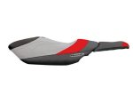 Riva SEAT COVER , FZS , Black/Red /Silver - RY5-FZS-1