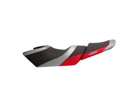Riva SEAT Cover , GPR , Black/Red - RY5-GPR101-3