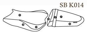 Htmoto Seat Cover Streetbike Kawasaki Zx-62 (09) Zx-10R (08-09)