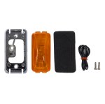 SBT LED-Clearance Light Amber Chrome Bezel - 10-343-05