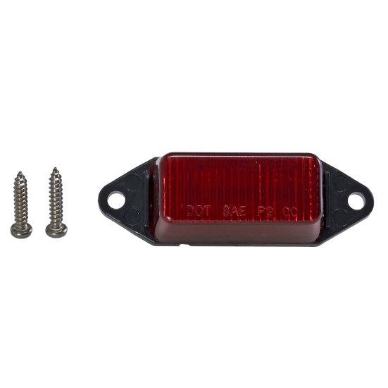 SBT LED Clearance Lights Red 3-3/16" long x 1-1/16" tall x 1" wide - 10-344-04