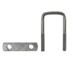 SBT Trailer U-Bolts with Frame Straps 2-1/8" x 4" & 4" strap - 10-430