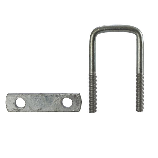 SBT Trailer U-Bolts with Frame Straps 2-1/8" x 4" & 4" strap - 10-430