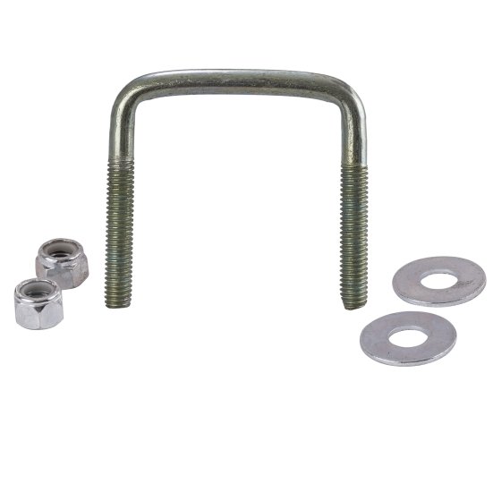 SBT Trailer U-Bolts with Frame Straps 3-1/8" x 3" & 5" strap - 10-431