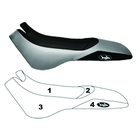 SBT Seat Cover for Sea-Doo Touring 1994-1997 SP/1993-1996 SPI/1994-1999 SPX/1993-1996 XP/1994 XPI - 108BT120