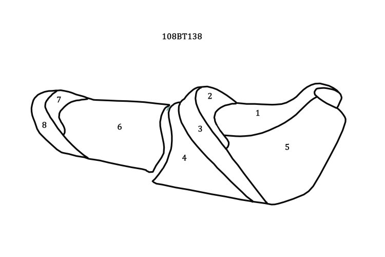 SBT Seat cover for GTI 90/130, GTI SE 130/170, Wake 170, GTR 230 - 108BT138