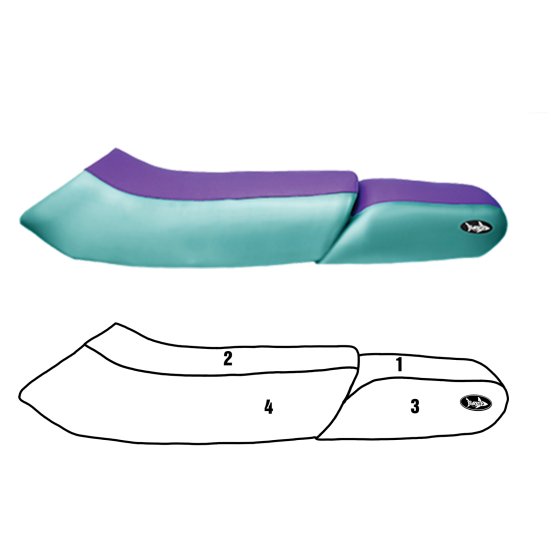 SBT Seat Cover for Yamaha 1995-1996 Wave Venture 700/1996 Wave Venture 1100 - 108BT410