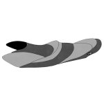 SBT Premium Seat cover for Yamaha 2008-2010 FX SHO Cruiser - 108BT420-P