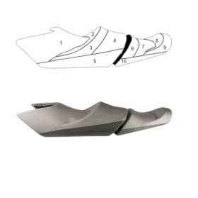 SBT Seat Cover for Yamaha FX Cruiser HO/FX Cruiser SHO 2012 2013 - 108BT431 SBT Seat Cover for Yamaha FX Cruiser HO/FX Cruiser SHO 2012 2013 - 108BT431
