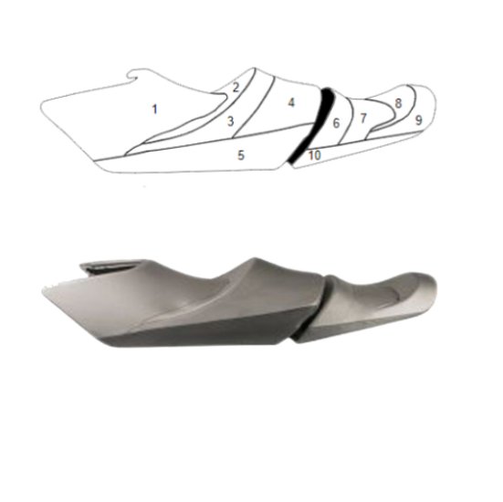 SBT Seat Cover for Yamaha FX Cruiser HO/FX Cruiser SHO 2012 2013 - 108BT431
