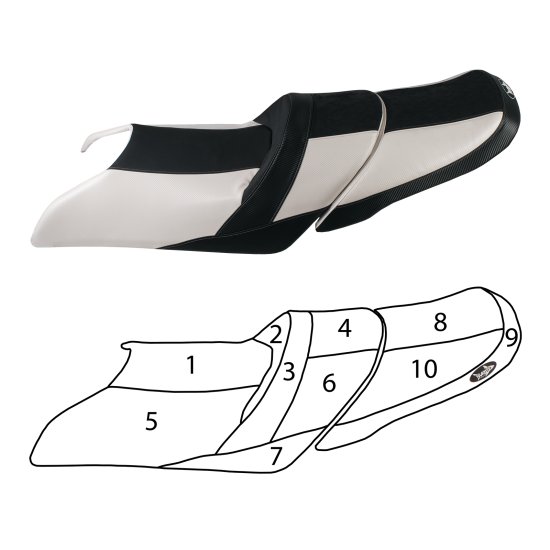 SBT Seat Cover for Yamaha 2015 2016 2017 2018 VXR GP1800 - 108BT434