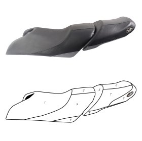 SBT Seat Cover for Yamaha VXS VXS Deluxe 2015-2020 - 108BT435 SBT Seat Cover for Yamaha VXS VXS Deluxe 2015-2020 - 108BT435